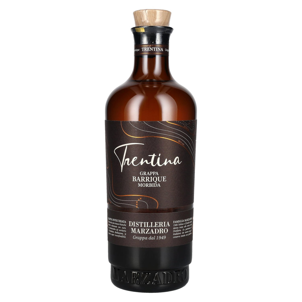 Marzadro TRENTINA Grappa Barrique Morbida 41% ABV 0.7l