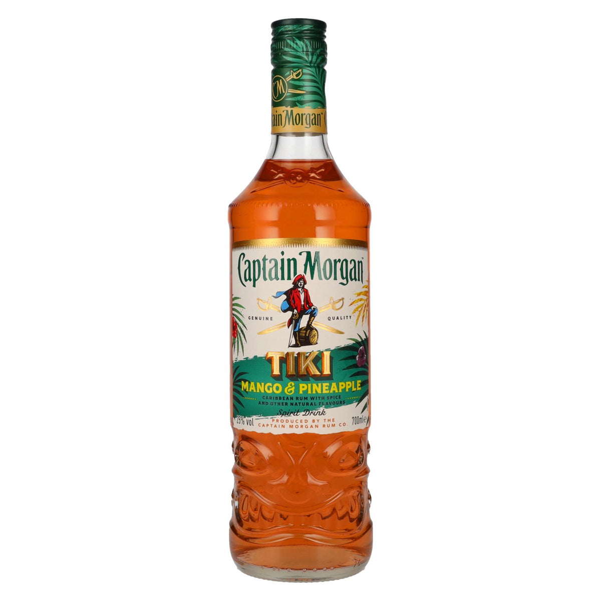Captain Morgan Tiki Mango &amp; Pineapple Flavour Spirit Drink 25% vol. 0,7l