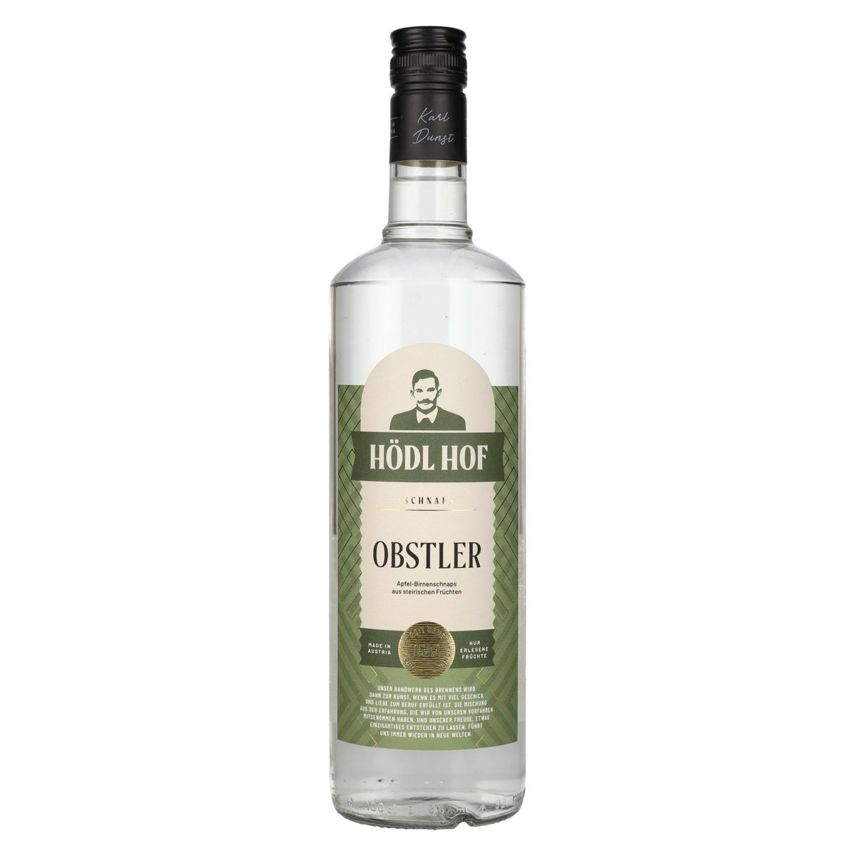 Hödl Hof OBSTLER eau-de-vie de pomme et de poire 38% vol. 1l