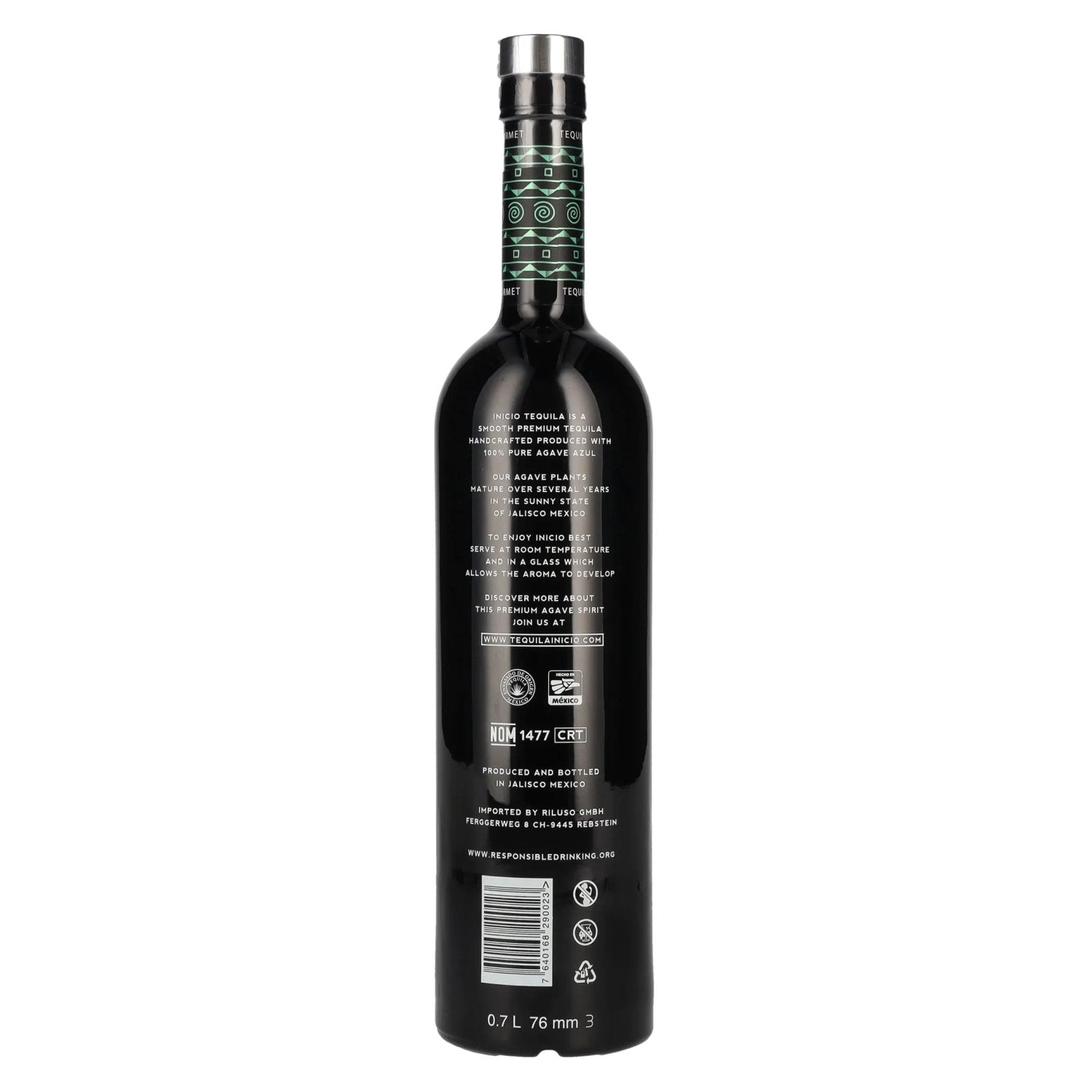 Inicio Tequila REPOSADO 100% Agave Azul - BISONTE 40% Vol. 0,7l