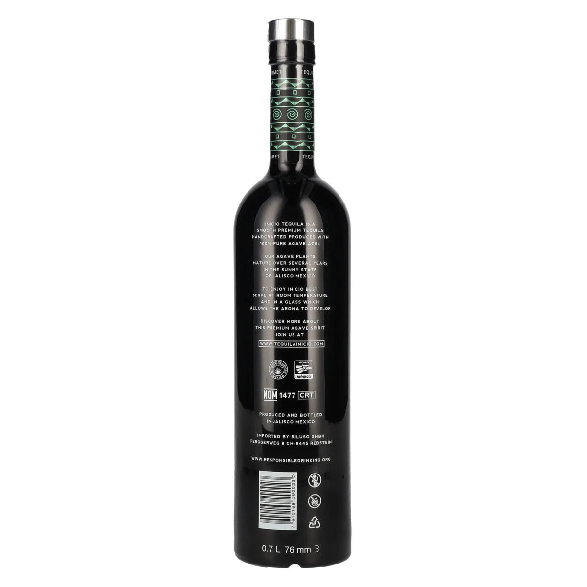 Inicio Tequila REPOSADO 100% Agave Azul - BISONTE 40% Vol. 0,7l