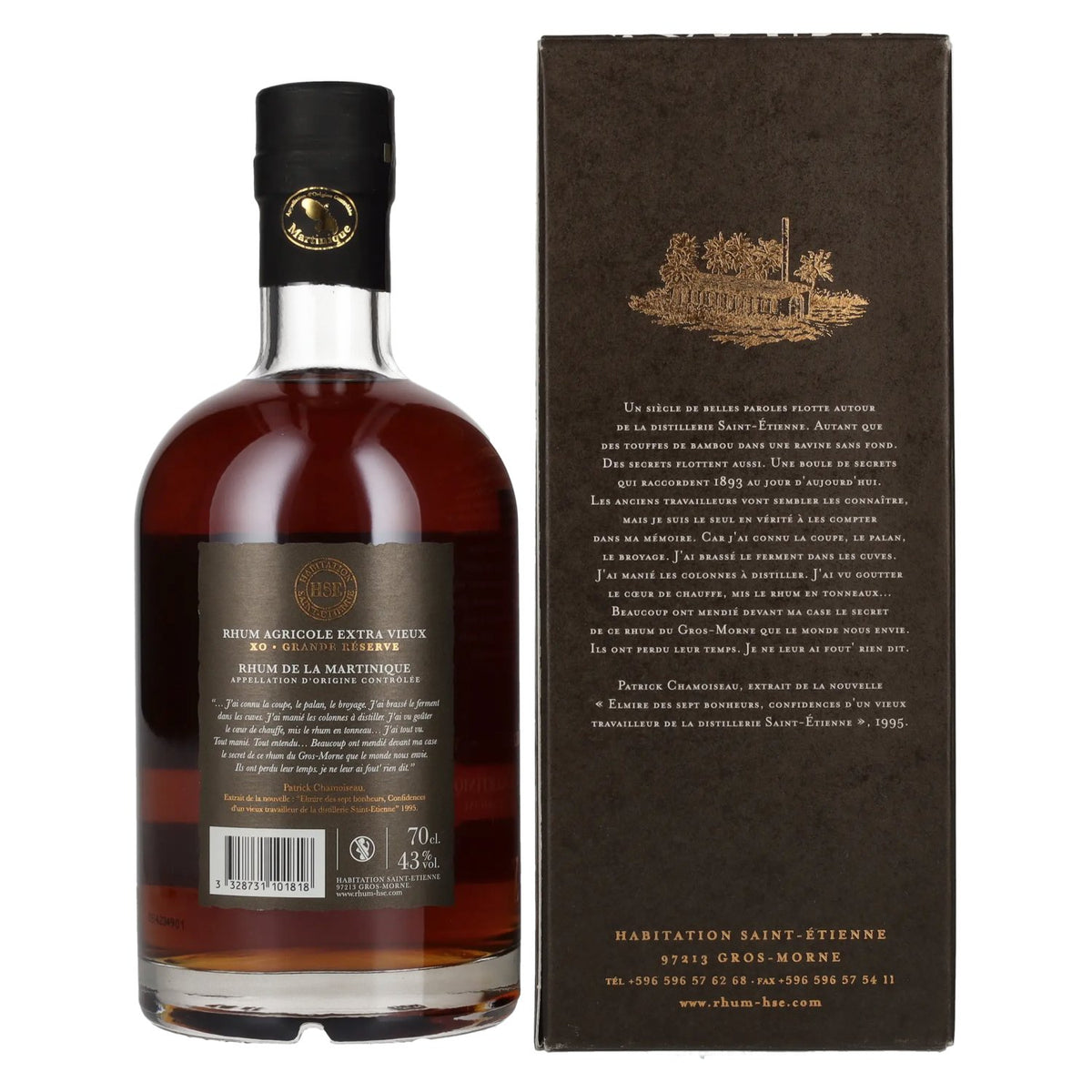 HSE Rhum Extra Vieux XO Grande Reserve 43% Vol. 0,7l in Geschenkbox