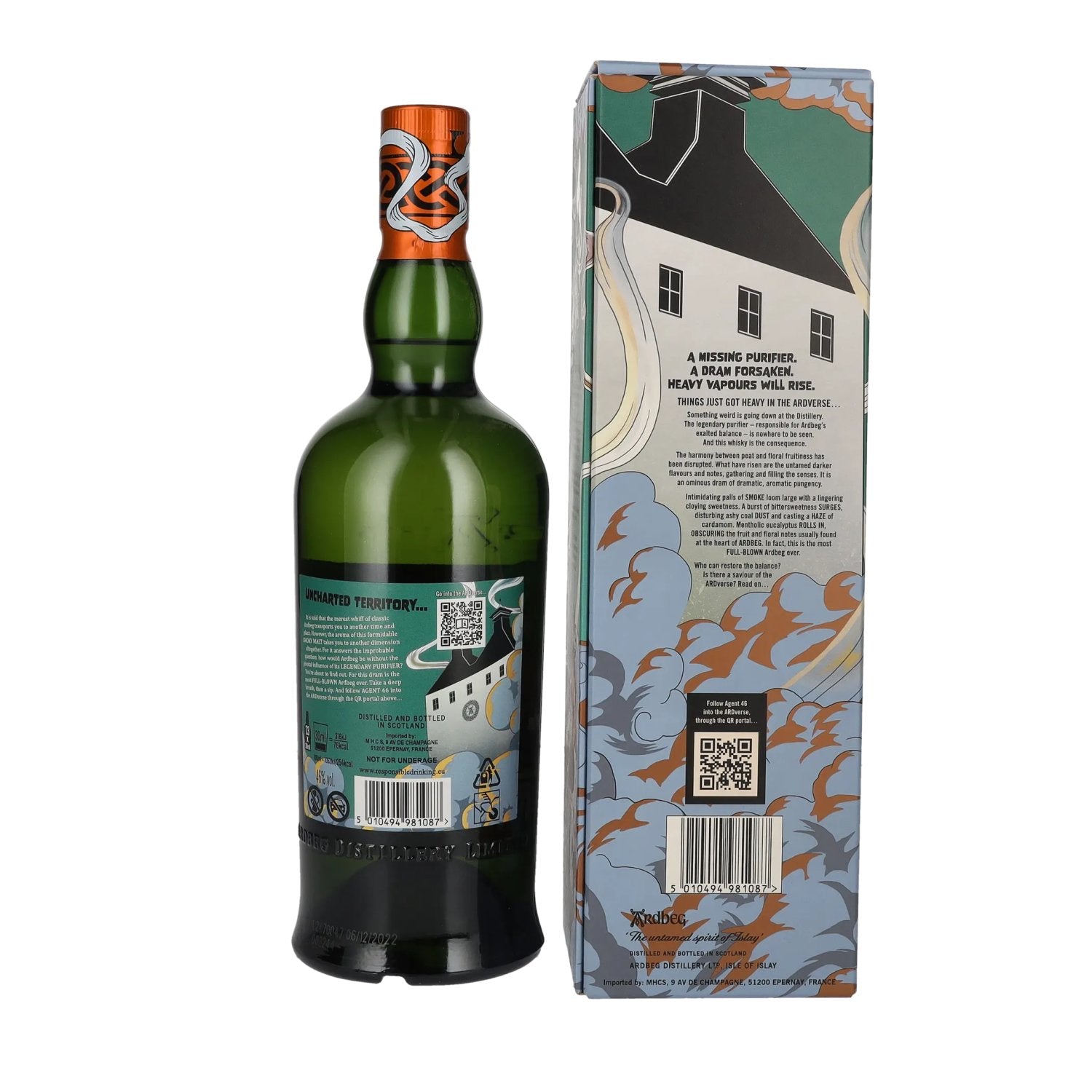 Ardbeg HEAVY VAPOURS Islay Single Malt 46% Vol. 0,7l en boîte cadeau
