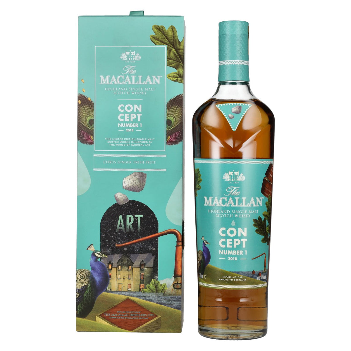 The Macallan CONCEPT No. 1 Limited Edition 2018, 40% ABV, 0.7l in a gift box