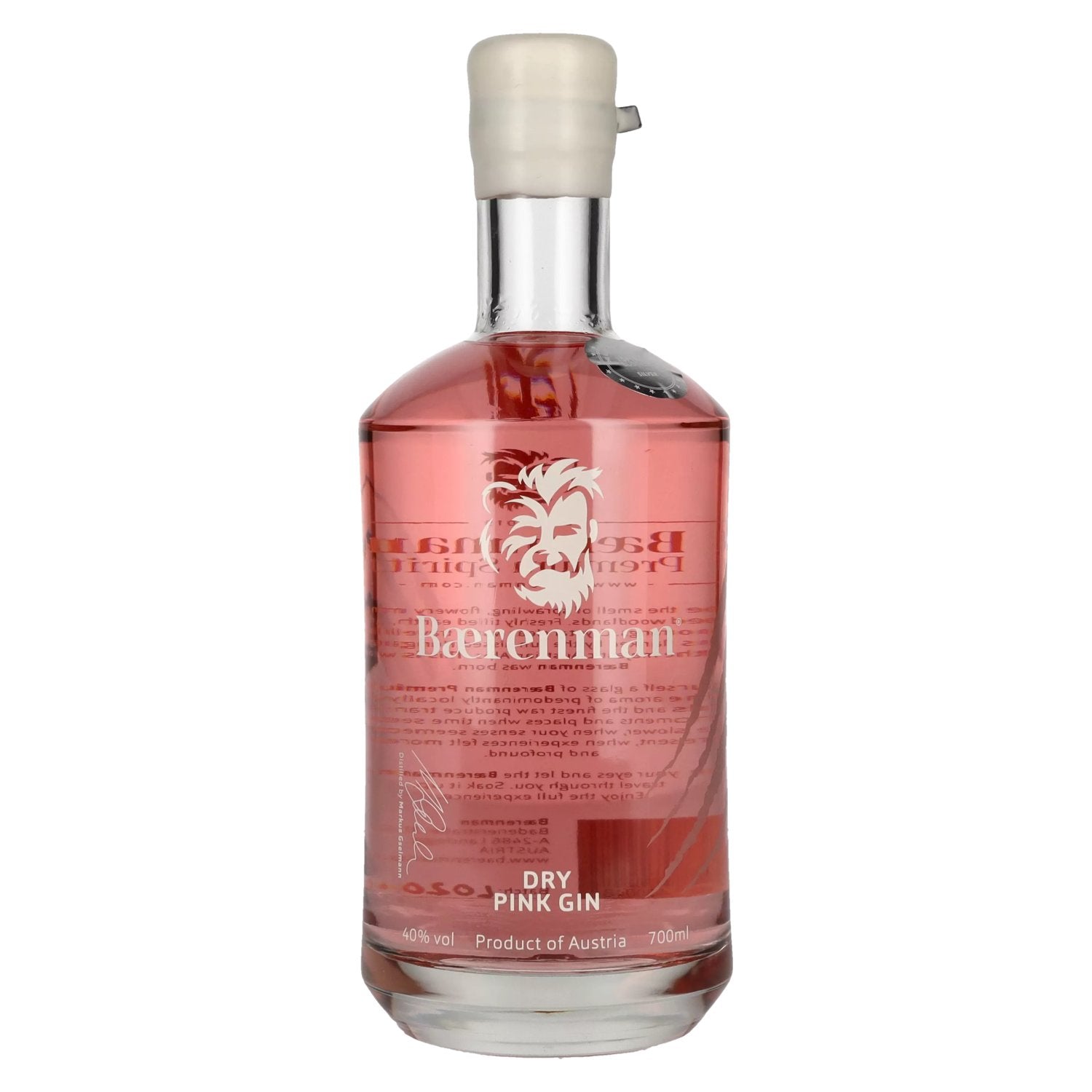 Baerenman Dry Pink Gin 40% vol. 0,7l