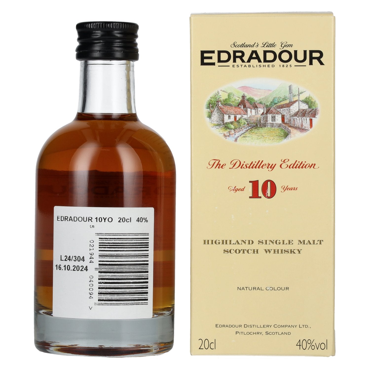 Edradour 10 Years Old 40% Vol. 0,2l en boîte cadeau