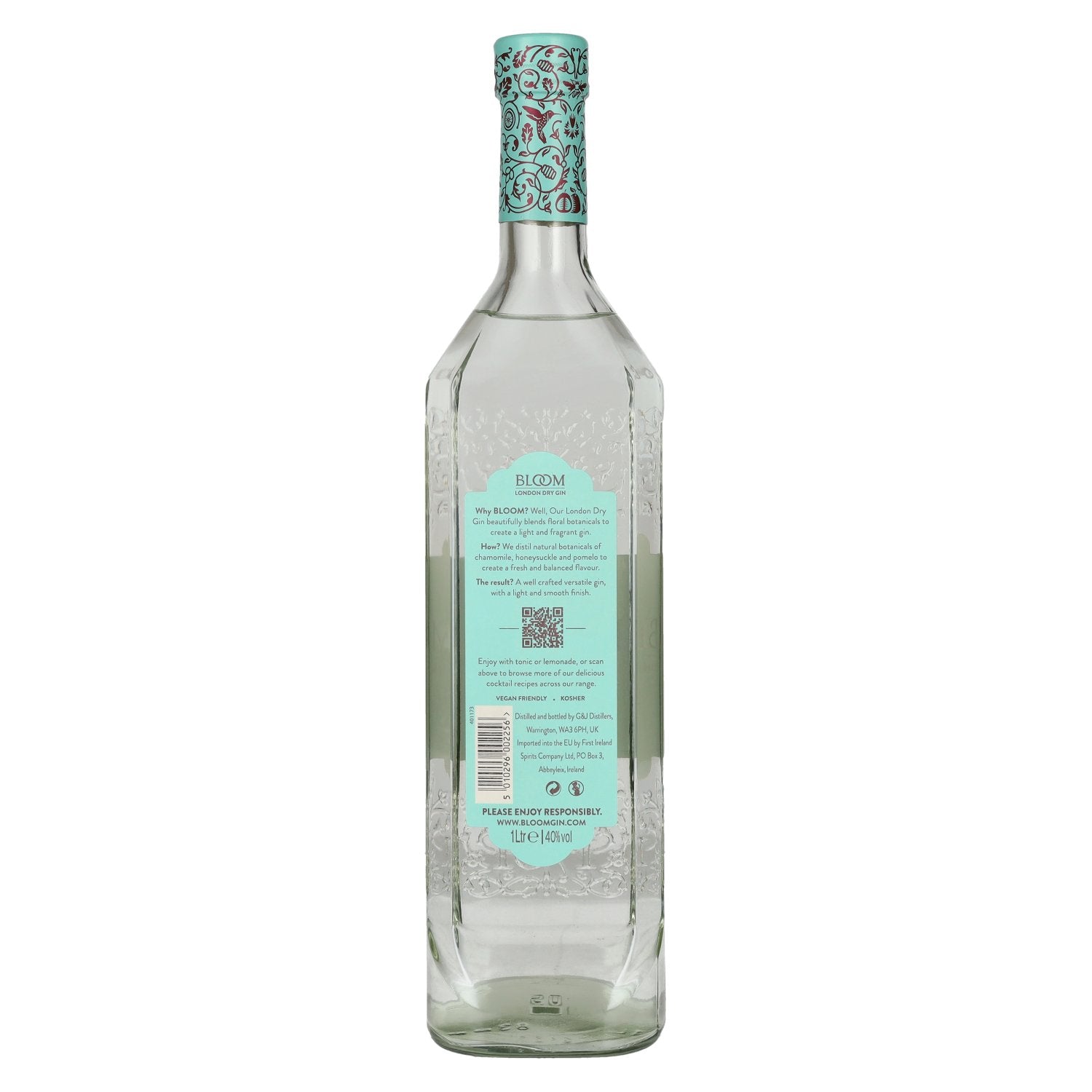 Bloom London Dry Gin 40% Vol. 1l
