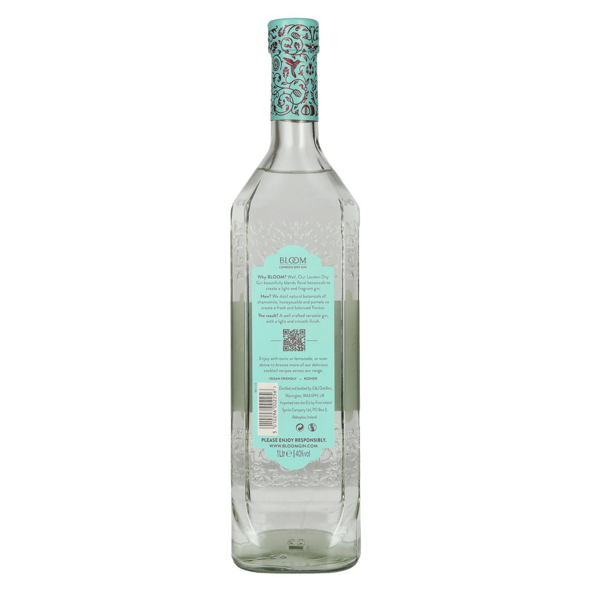 Bloom London Dry Gin 40 % vol. 1 l