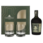 Diplomático RESERVA EXCLUSIVA Roner Antiguo 40% Vol. 0,7l in gift box with 2 glasses