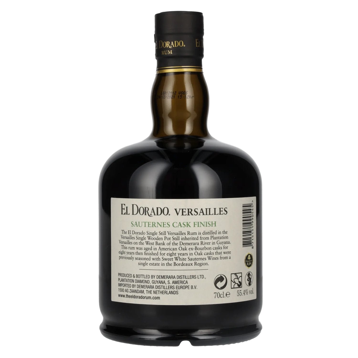 El Dorado Rhum VERSAILLES Special Sauternes Casks 2005 55,4% Vol. 0,7l