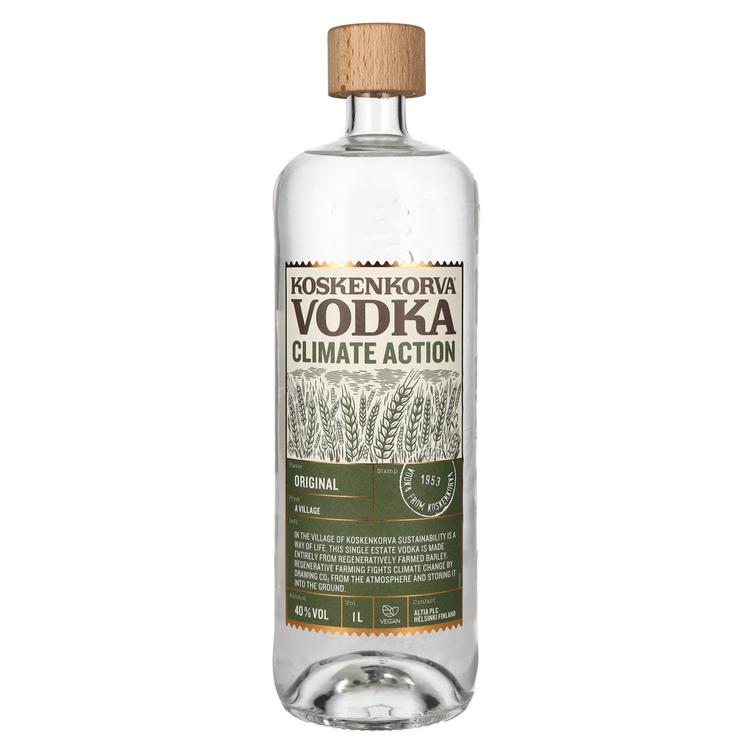 Koskenkorva Vodka Climate Action ORIGINAL 40% vol. 1l