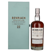 Benriach 22 Years Old Triple Distilled Three Cask Matured Single Malt 46,8% Vol. 0,7l en coffret cadeau