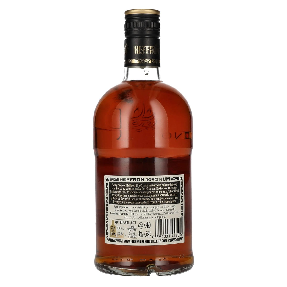 Heffron 10 Years Old Masters Edition Panama Premium Rum 40% Vol. 0,7l