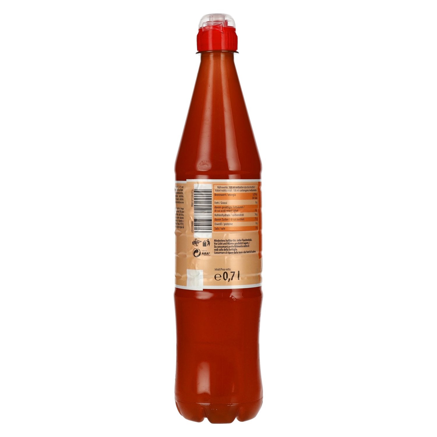 Sirop de fruits Spitz Orange 0,7l PET MHD 15/04/2026
