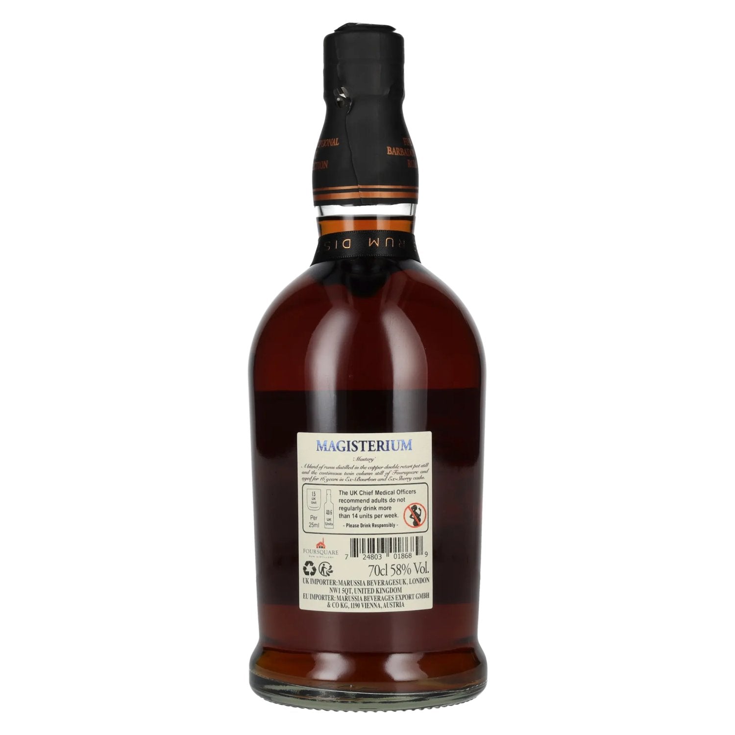 Foursquare 16 Years Old MAGISTERIUM Single Blended Rum 58% Vol. 0,7l