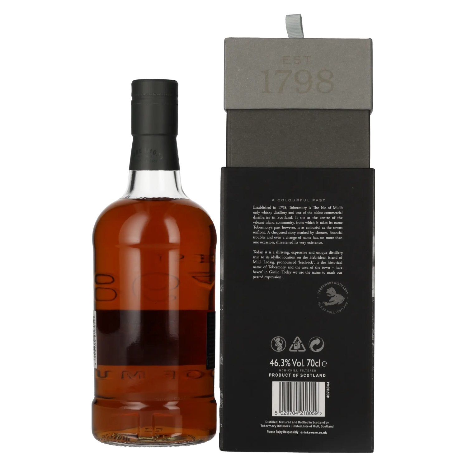 Ledaig 18 Years Old Single Malt Scotch Whisky 46,3% Vol. 0,7l in Geschenkbox
