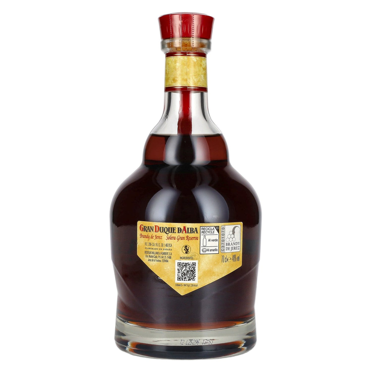 Gran Duque d'Alba Solera Gran Reserva Brandy de Jerez 40% Vol. 0,7l