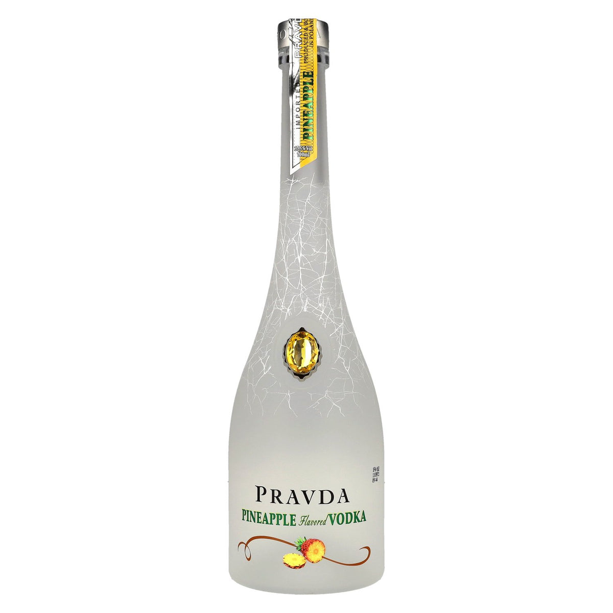 Pravda PINEAPPLE Flavored Vodka 37,5% Vol. 0,7l