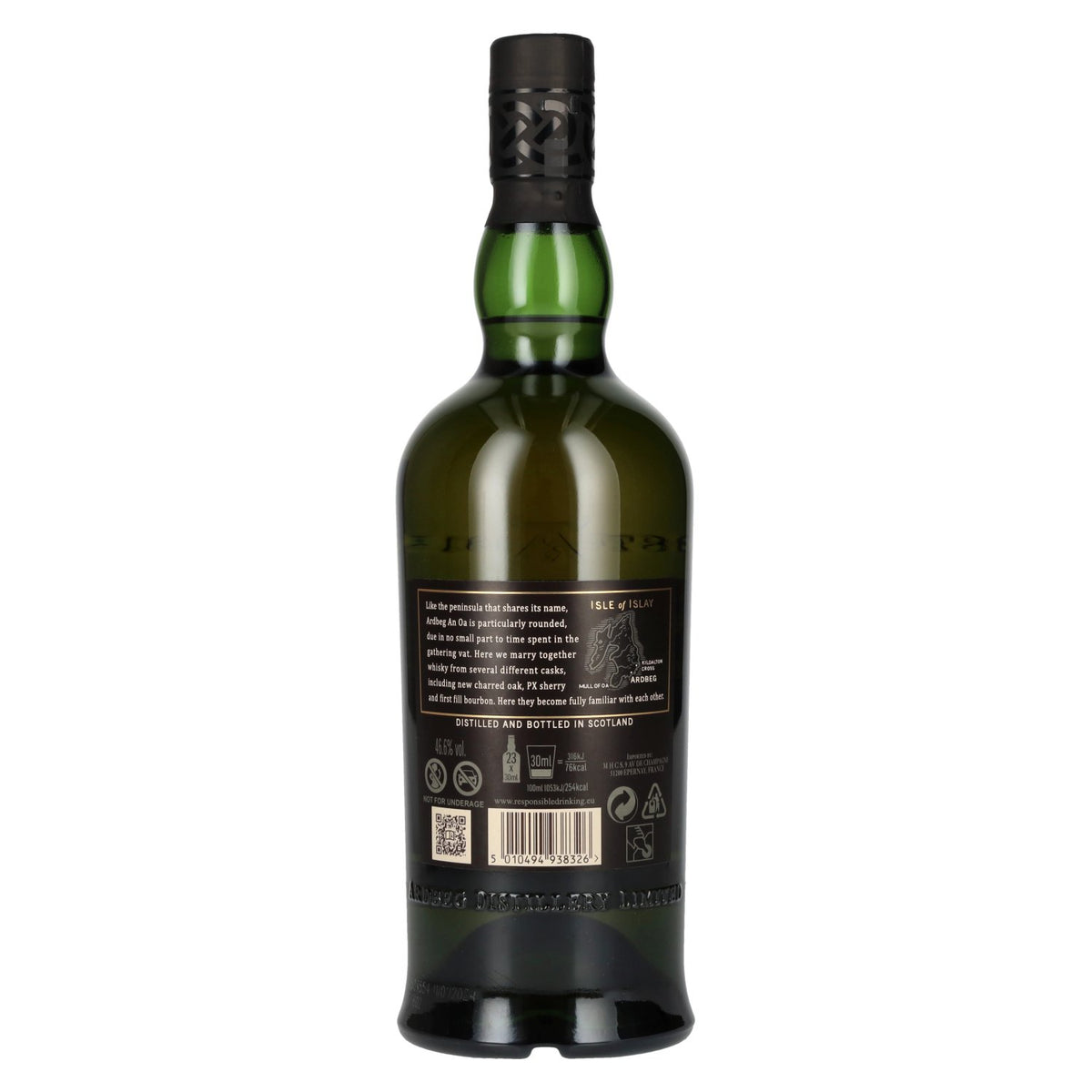 Ardbeg AN OA Islay Single Malt 46.6% ABV 0.7l