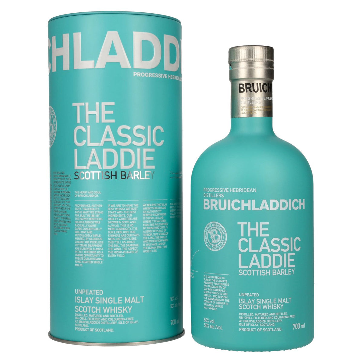 Bruichladdich THE CLASSIC LADDIE Scottish Barley Unpeated Islay Single Malt 50% Vol. 0,7l en Tinbox