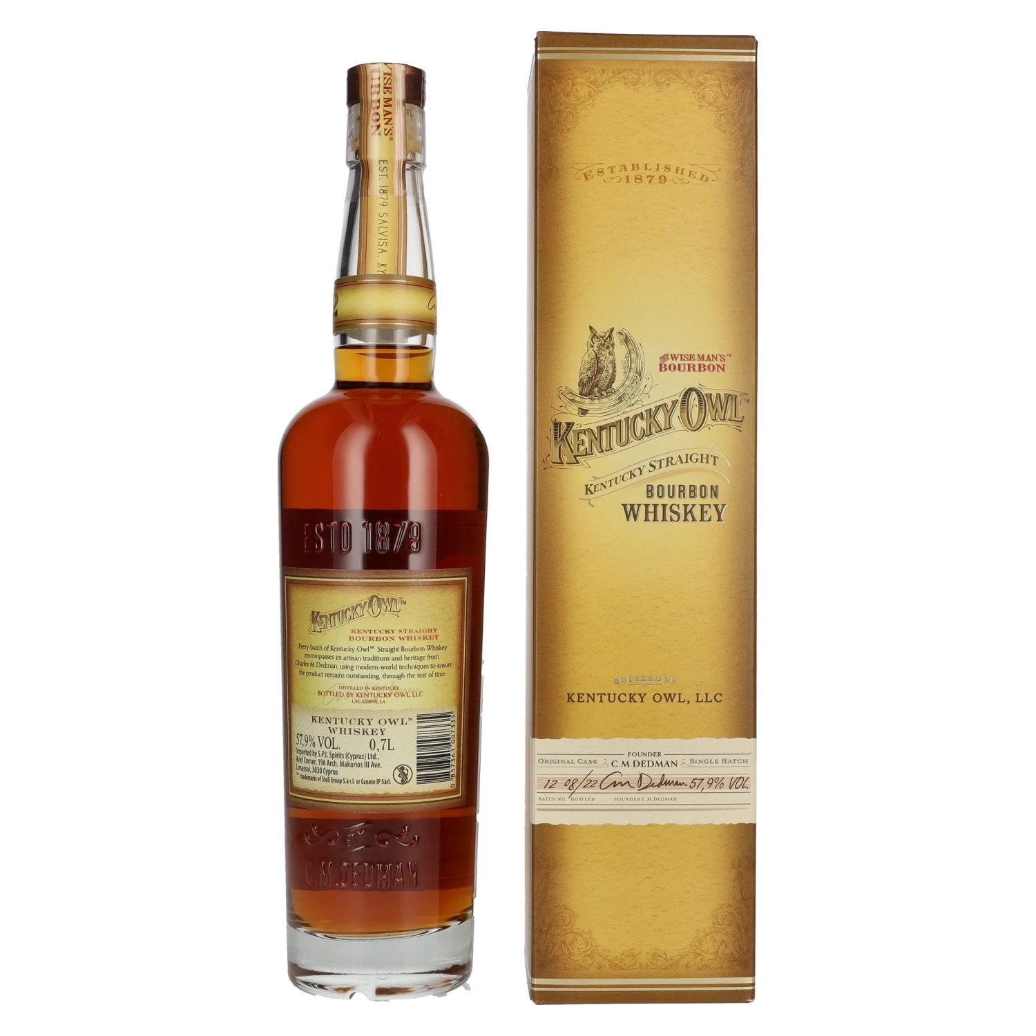 Kentucky Owl Kentucky Straight BOURBON Whiskey Batch No. 12 57,9% Vol. 0,7l in Geschenkbox