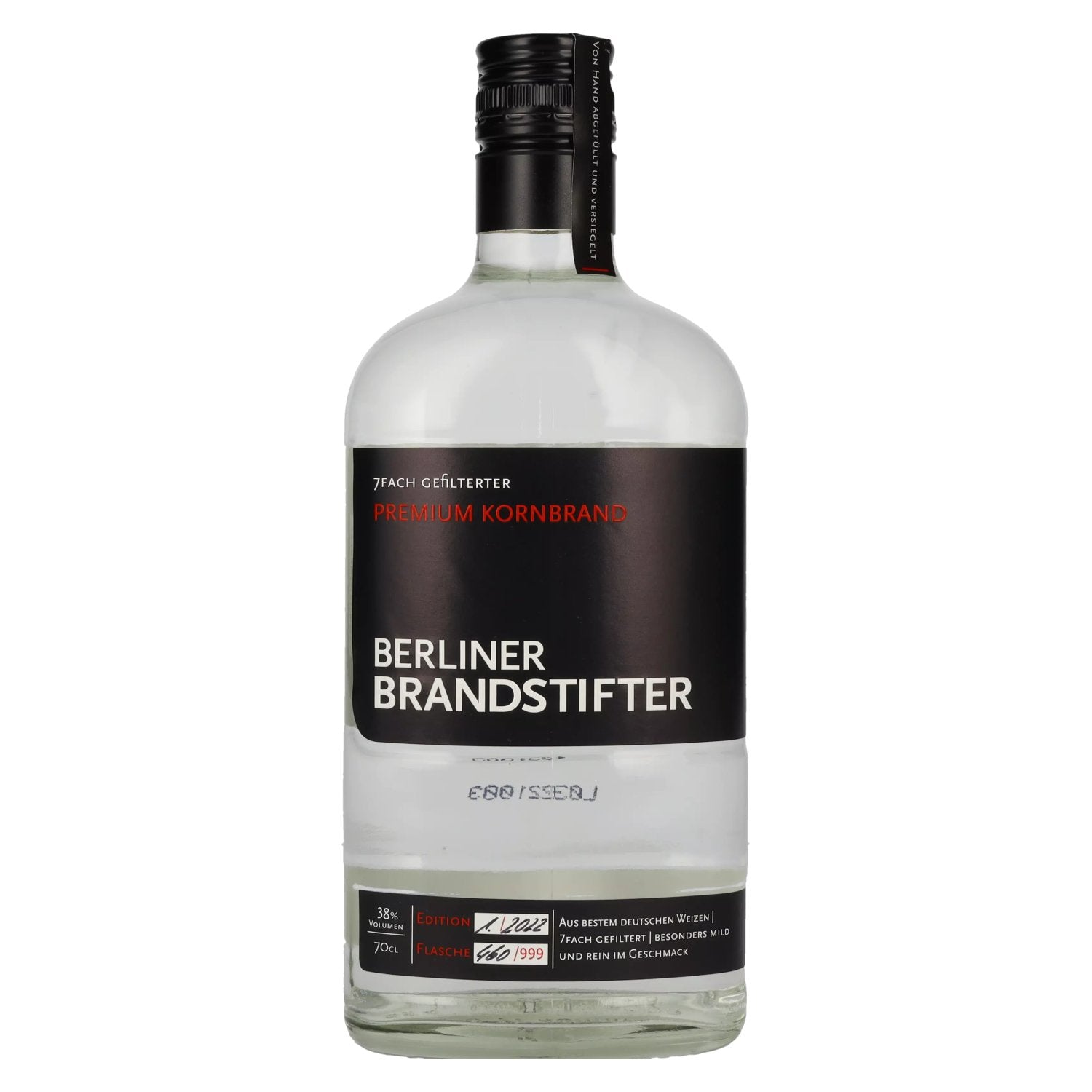 Berliner Brandstifter Premium Kornbrand 38% vol. 0,7l
