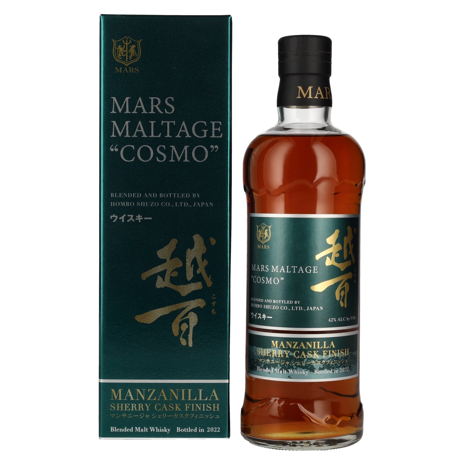 Mars Maltage COSMO Manzanilla Cask Finish Japan Whisky 42% Vol. 0,7l in Geschenkbox