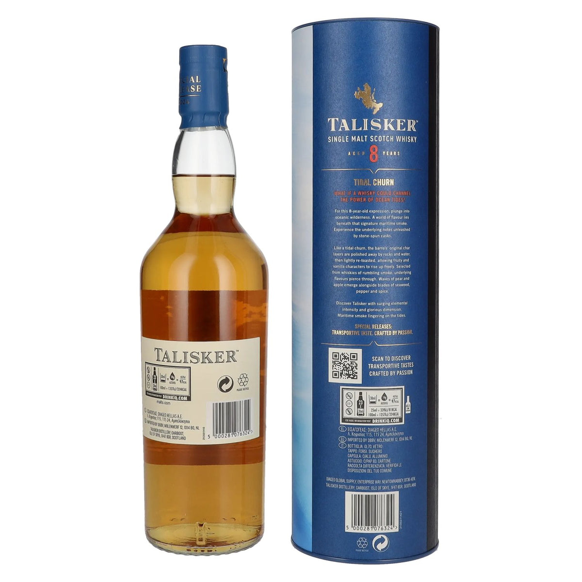 Talisker 8 Years Old Tidal Churn Single Malt Special Release 2024 58,7% vol. 0,7l en boîte cadeau