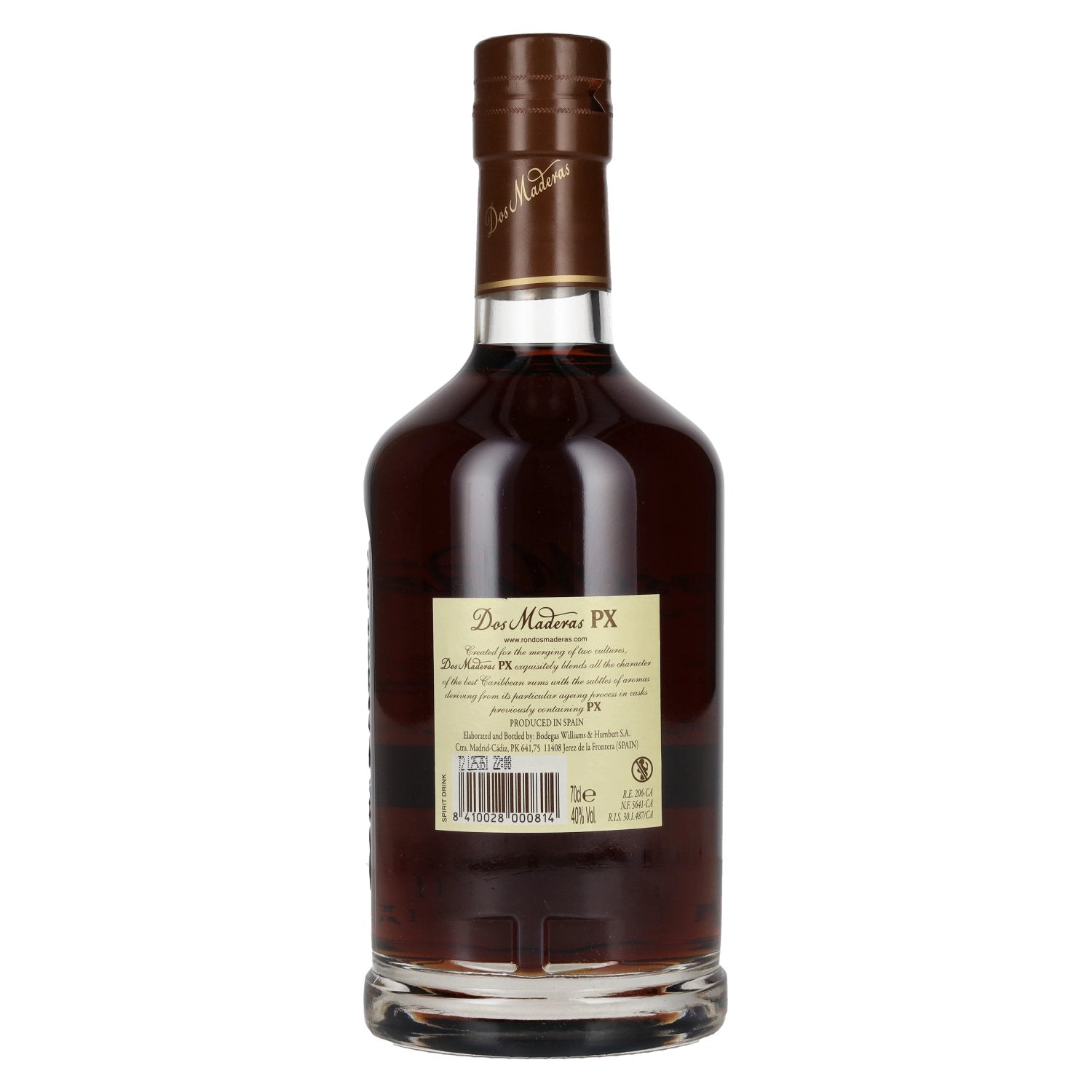 Dos Maderas PX 5+5 Years Old Triple Aged Spirit Drink 40% ABV 0.7l