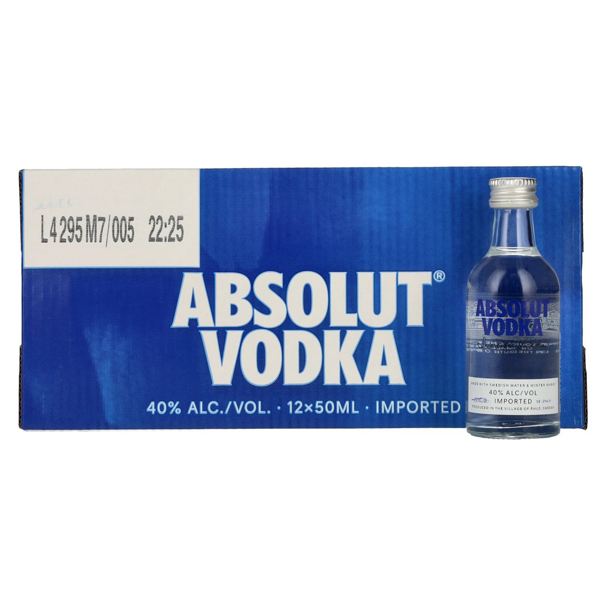 Absolut Vodka 40% vol. 12 x 0.05 l