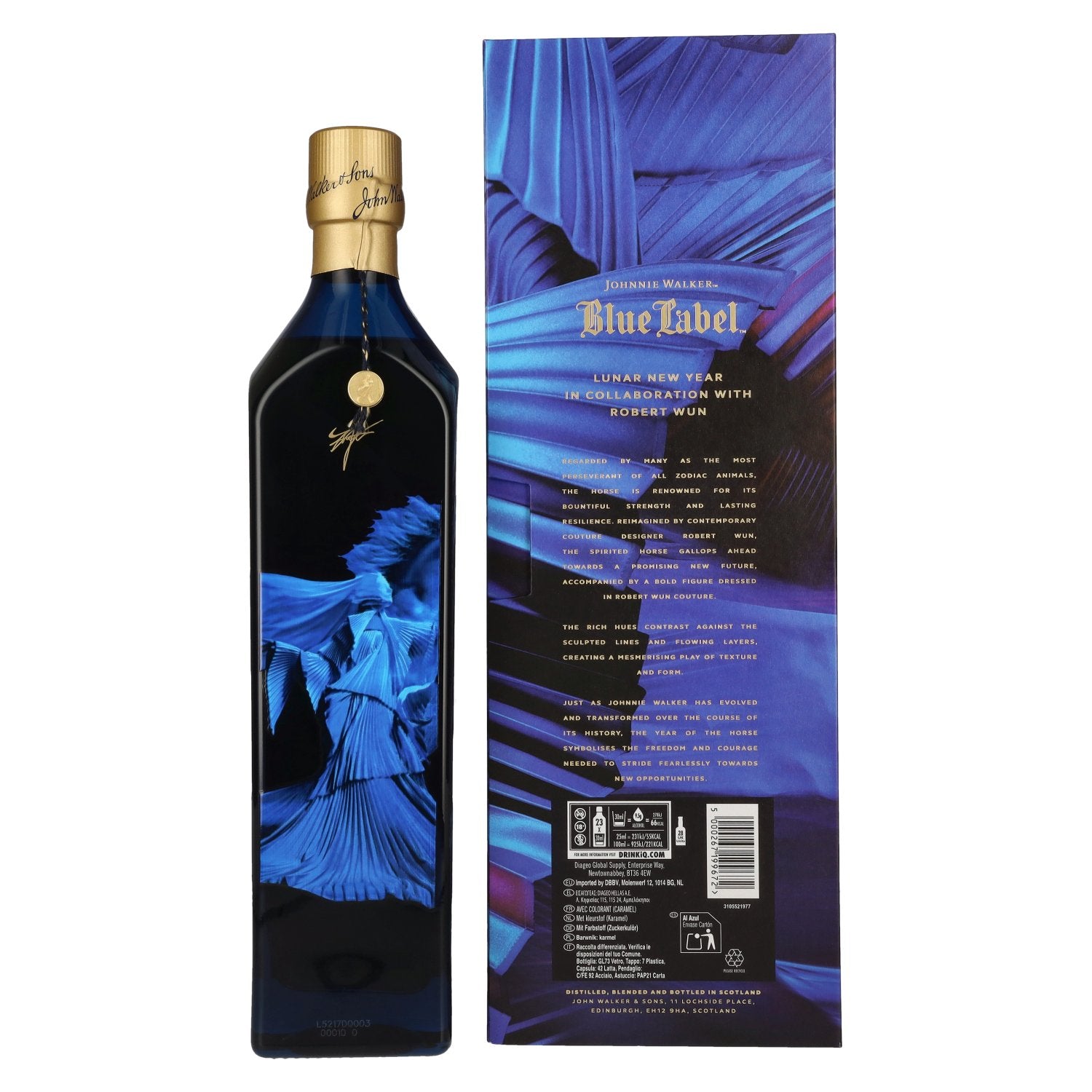 Johnnie Walker Blue Label YEAR OF THE Horse 2025 40% Vol. 0,7l in Geschenkbox