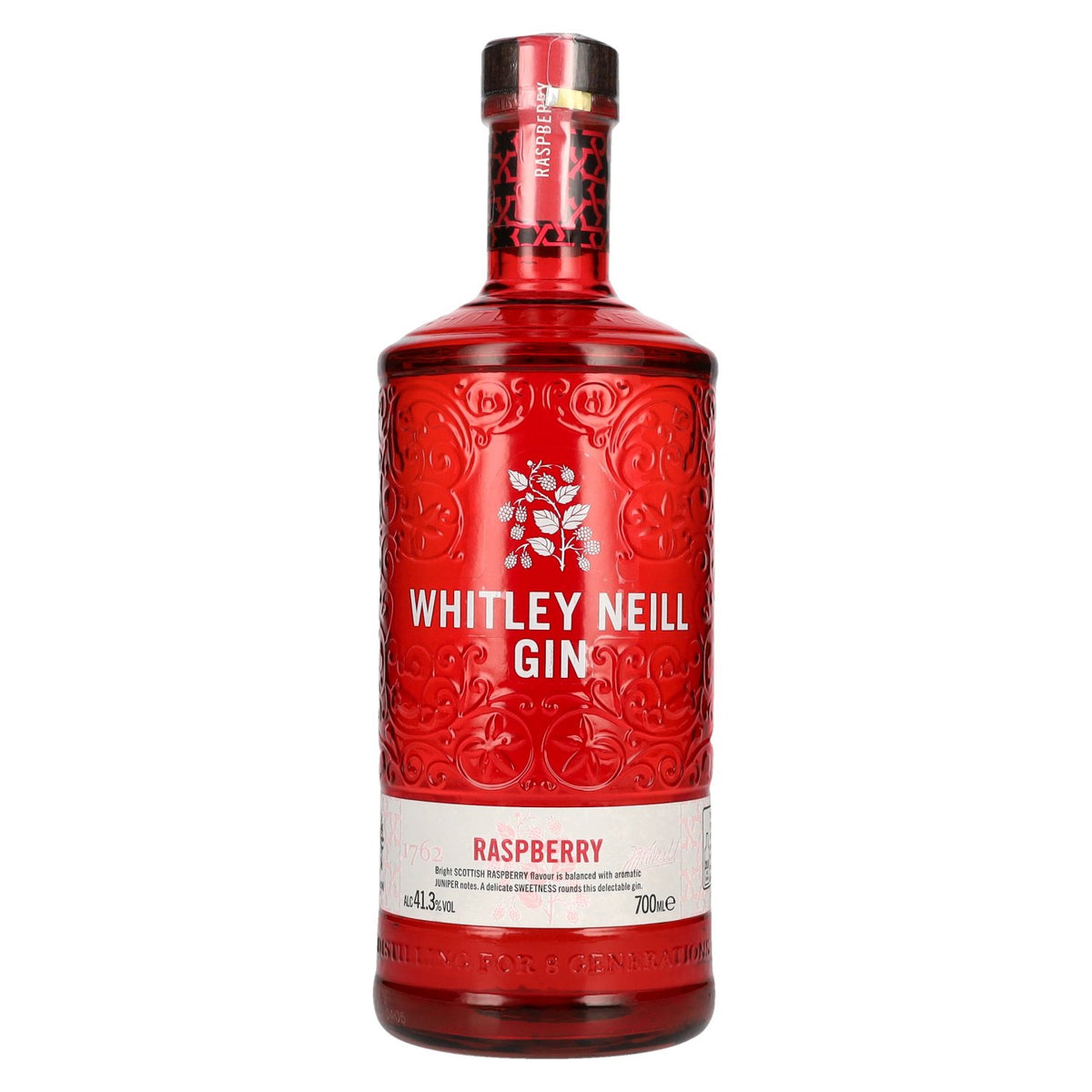 Whitley Neill RASPBERRY GIN 41.3% ABV 0.7l