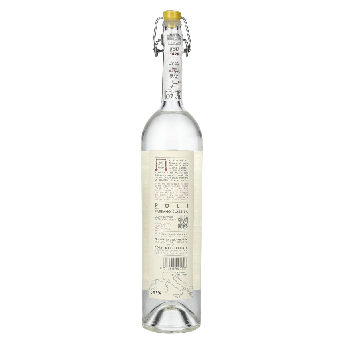 Poli Bassano del Grappa Classica 40% Vol. 0,5l
