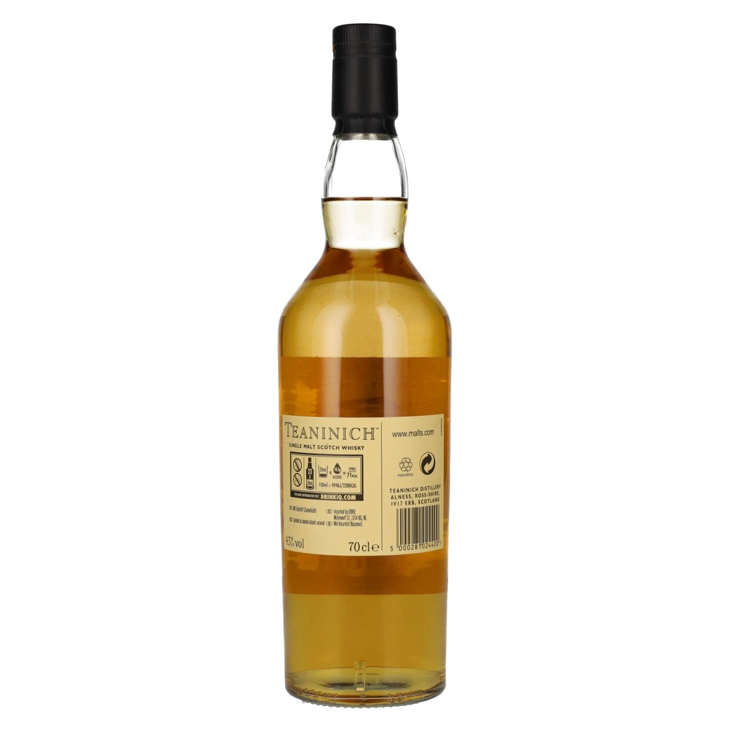 Teaninich 10 Years Old Single Malt Scotch Whisky 43% Vol. 0,7l