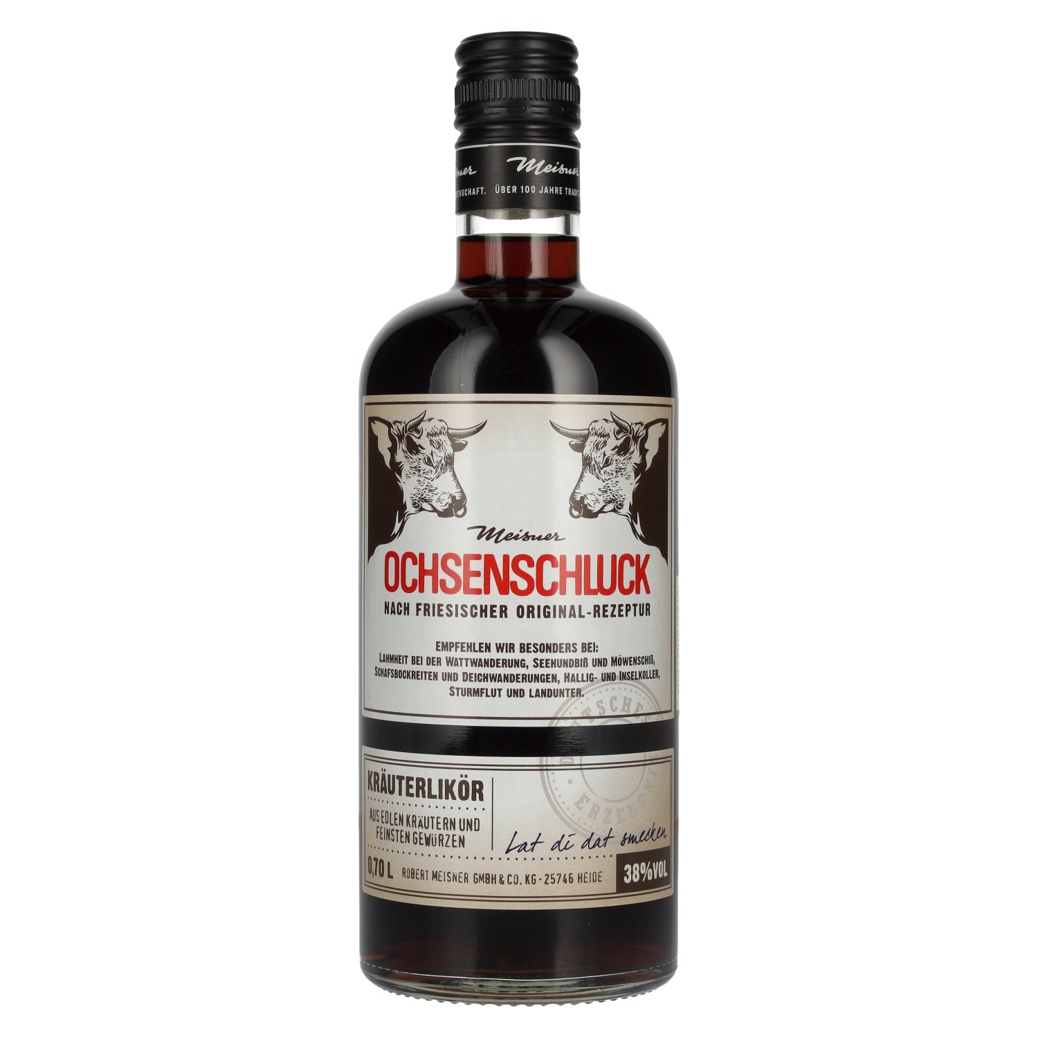 Meisner OCHSENSCHLUCK Liqueur aux herbes 38% vol. 0,7l