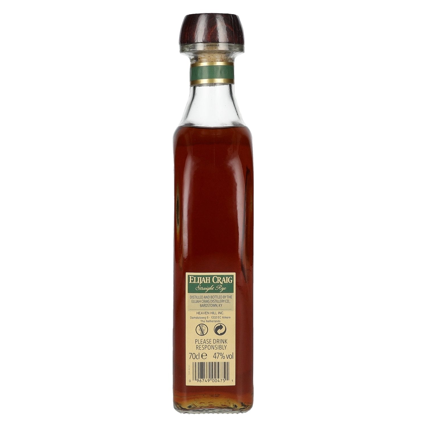 Elijah Craig Kentucky Straight Rye Whiskey 94 Proof 47% Vol. 0,7l