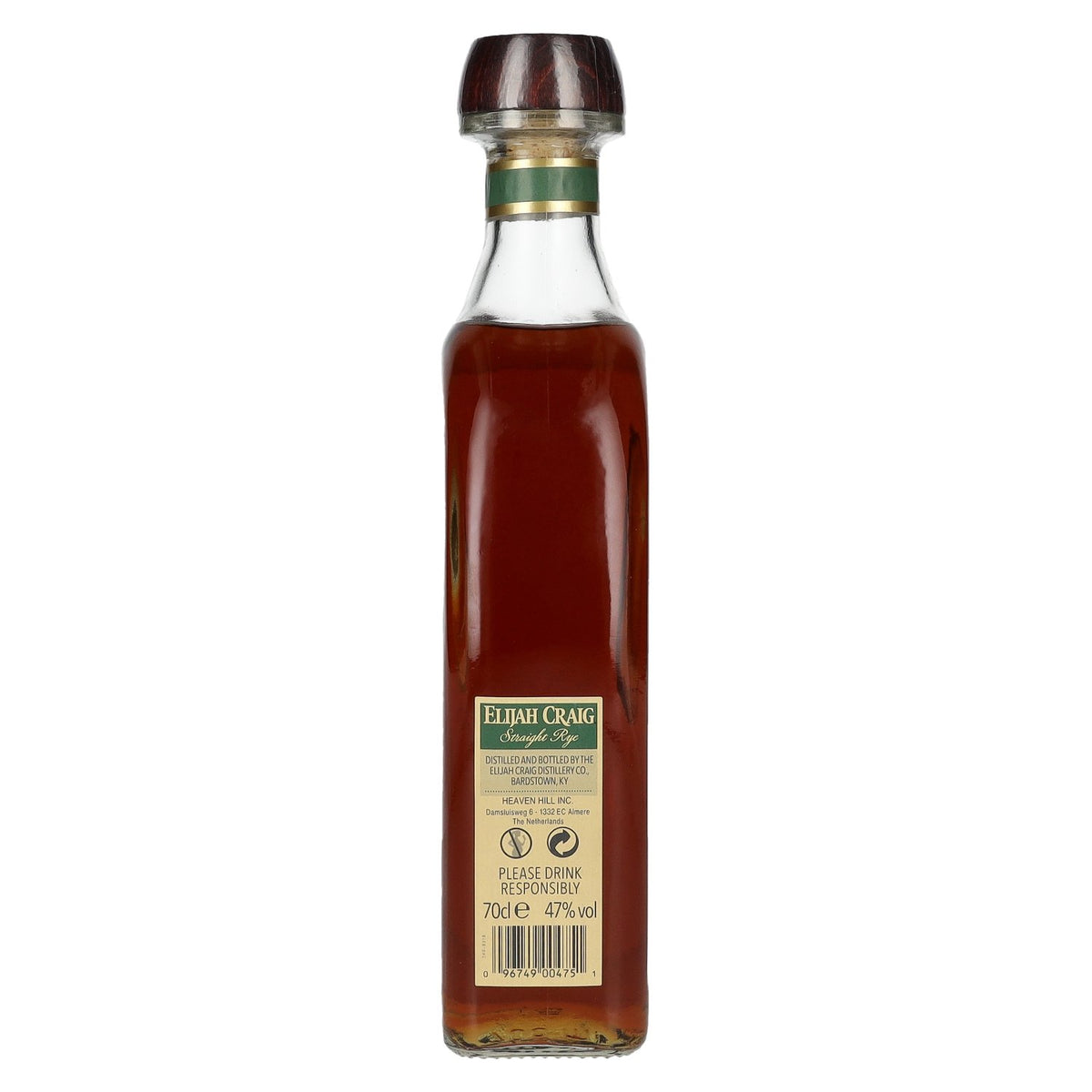 Elijah Craig Kentucky Straight Rye Whiskey 94 Proof 47% Vol. 0,7l