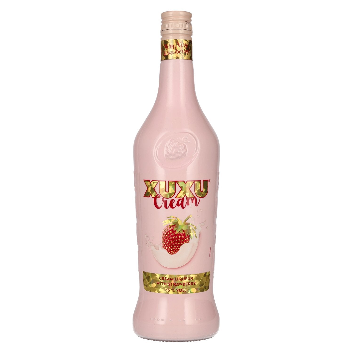 XUXU Liqueur de crème à la fraise 15% vol. 0,7l