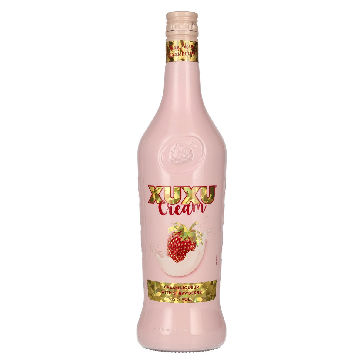 XUXU Liqueur de crème à la fraise 15% vol. 0,7l