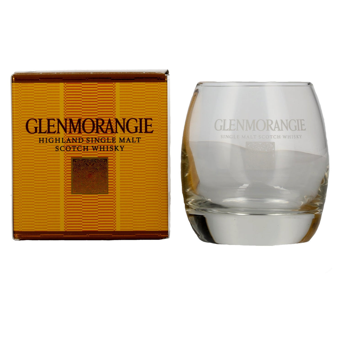 Glenmorangie whisky tumbler in gift box