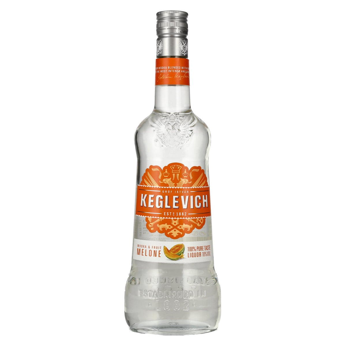 Keglevich avec Pure Vodka &amp; Pure Fruit MELONE 18% Vol. 0,7l