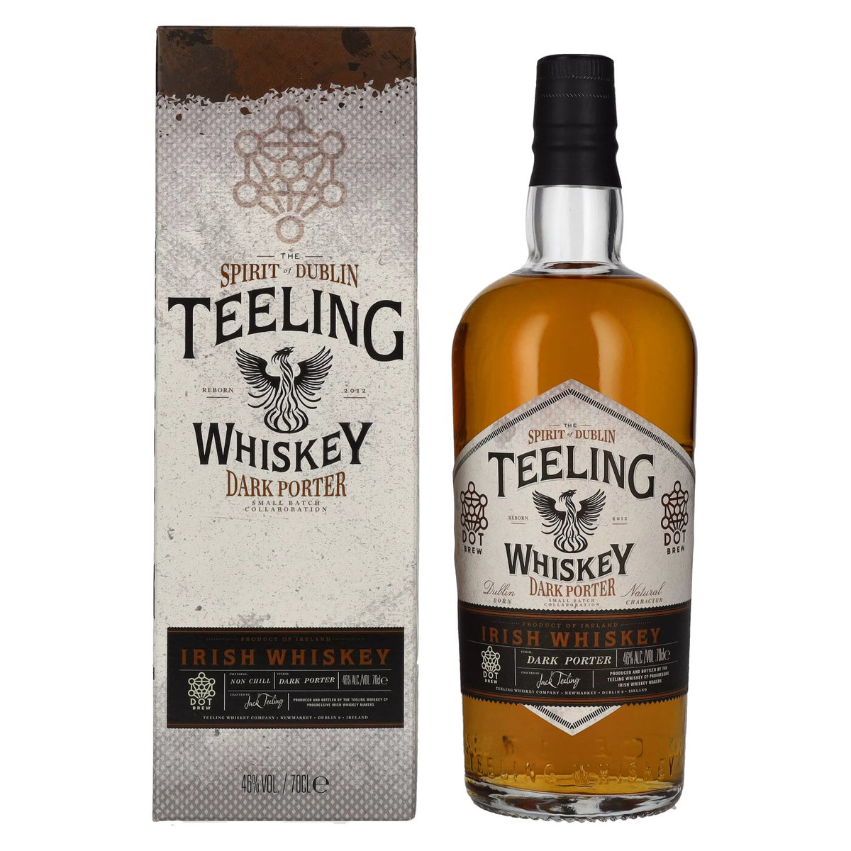 Teeling Whiskey DARK PORTER Small Batch Collaboration 46% vol. 0,7l en coffret cadeau