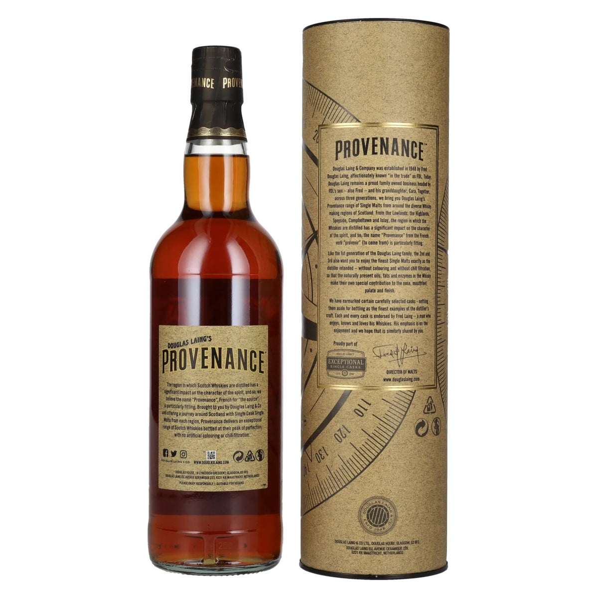 Douglas Laing PROVENANCE Ardmore 8 Years Old Single Cask Single Malt Scotch Whisky 2014 46% Vol. 0,7l in gift box