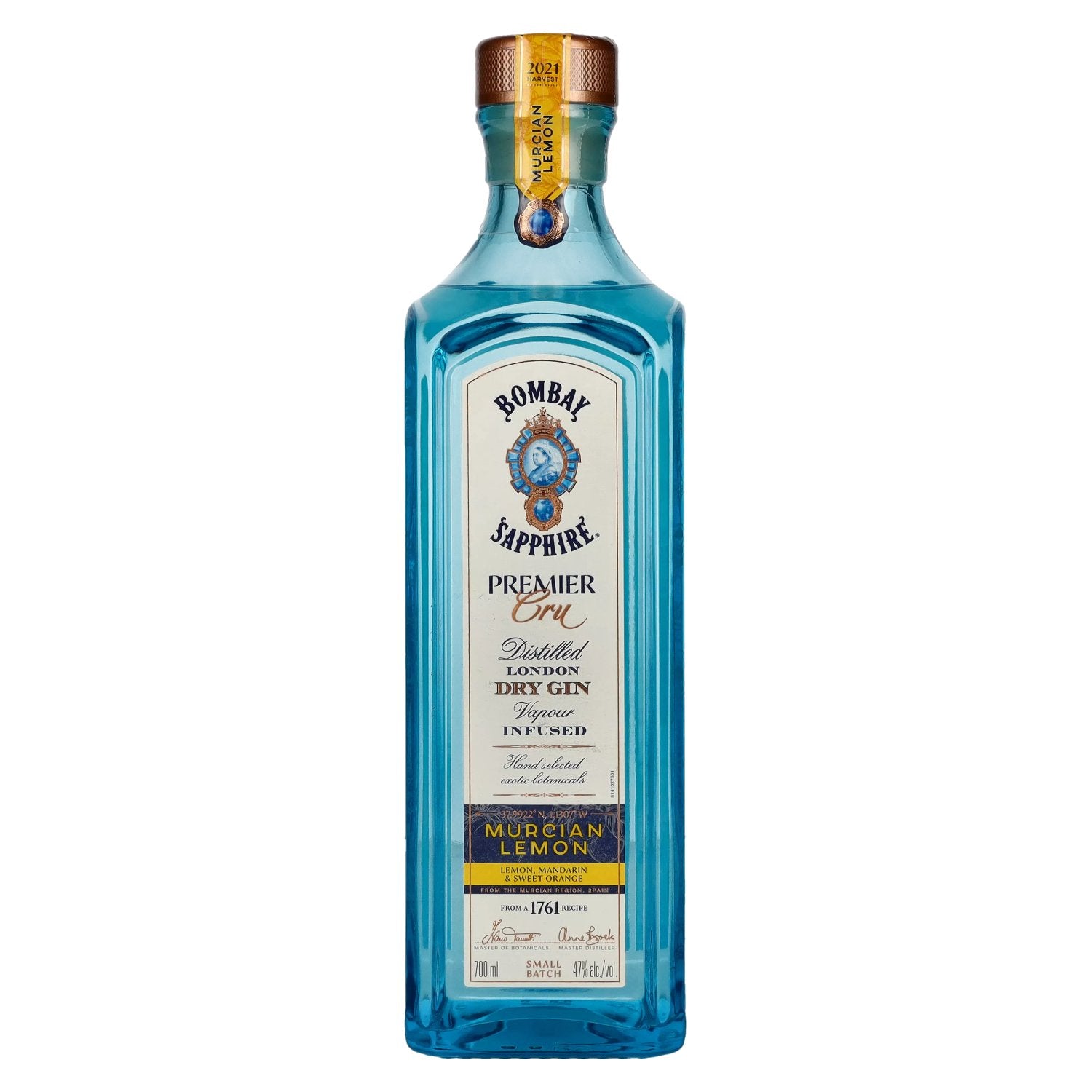 Bombay SAPPHIRE PREMIER Cru Murcian Lemon London Dry Gin 47% vol. 0,7l