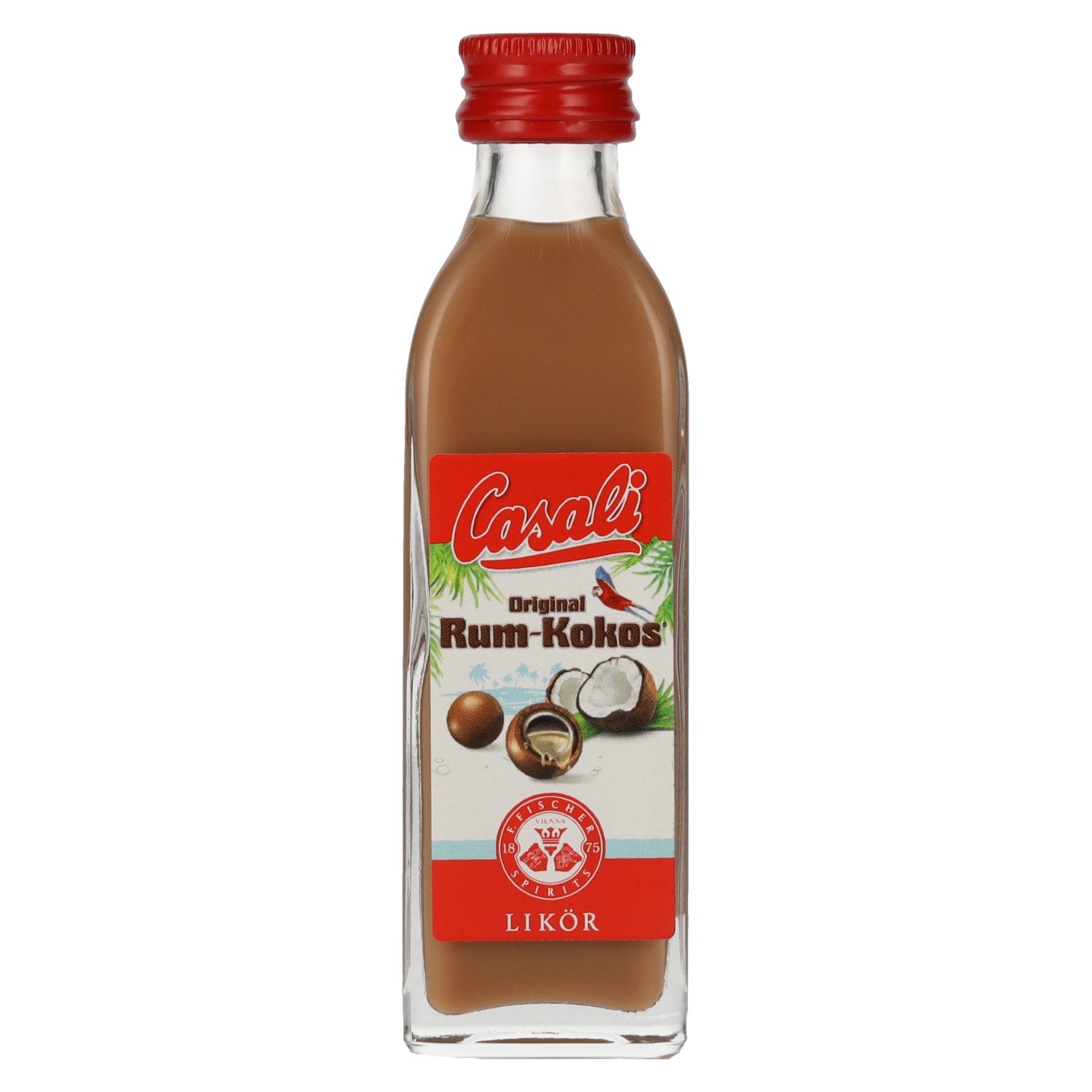 Casali Original RUM-KOKOS Liqueur de crème 15% vol. 0,04l