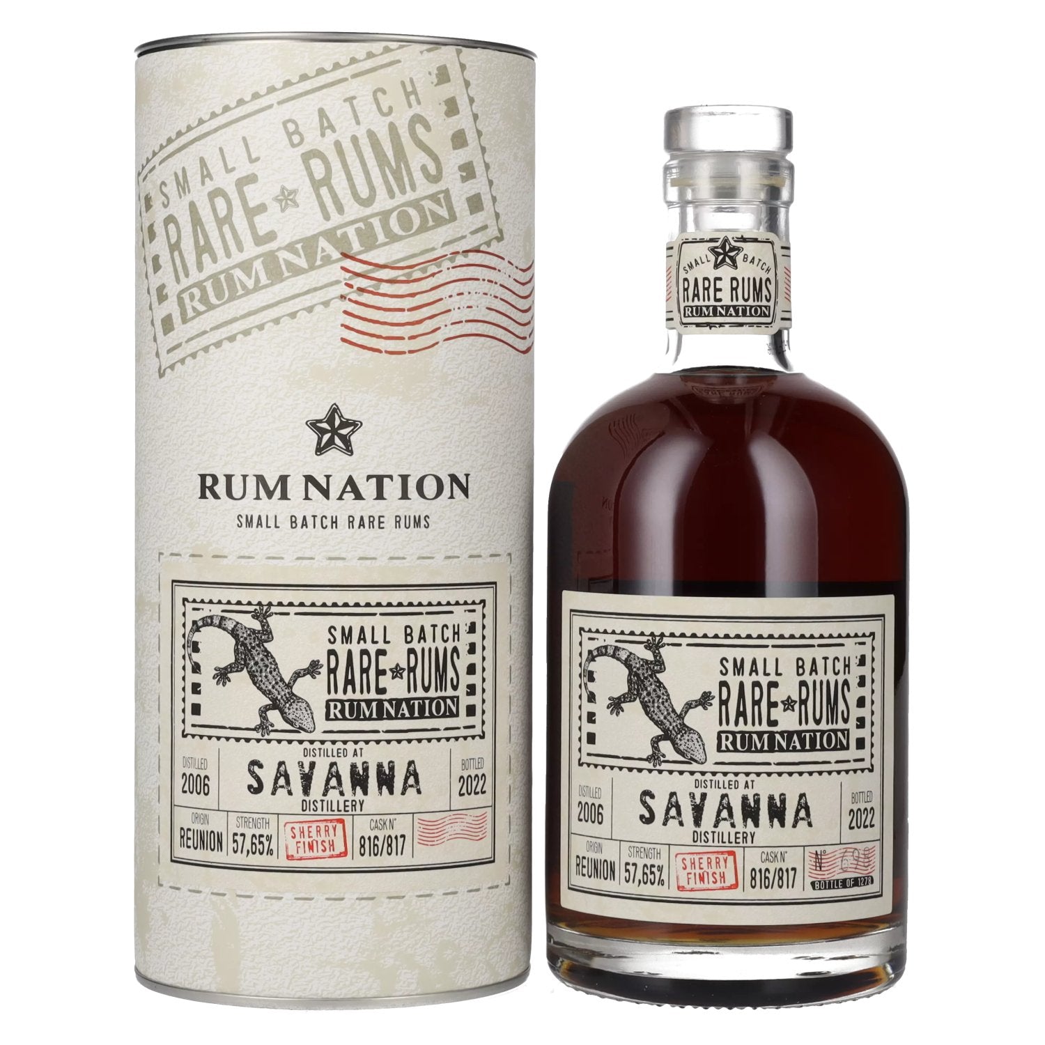 Rum Nation Rare Rums SAVANNA 2006/2022 57,7% vol. 0,7l en coffret cadeau