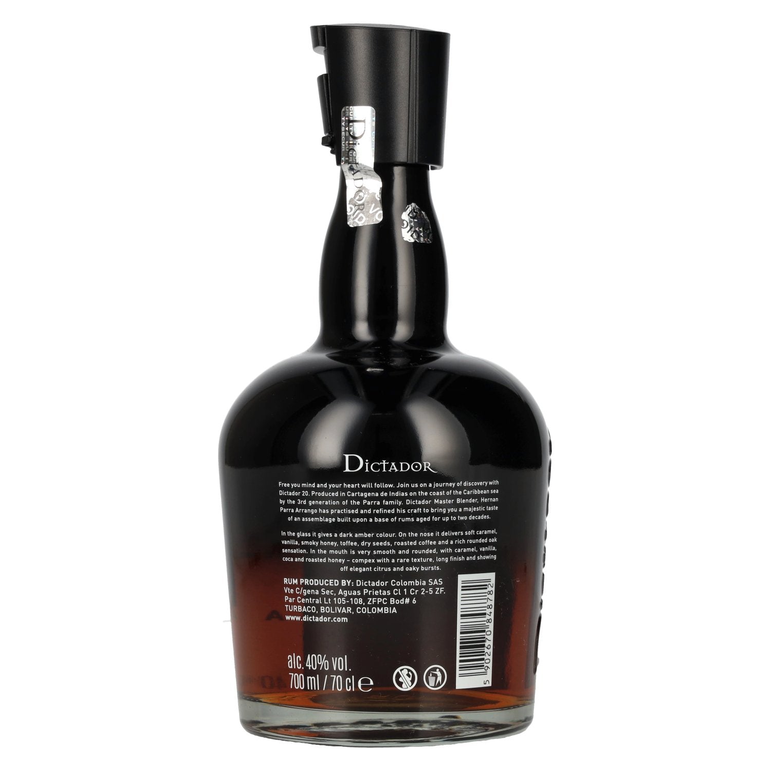 Dictador 20 Years Old Reserva Icónica Ron Colombiano 40% Vol. 0,7l