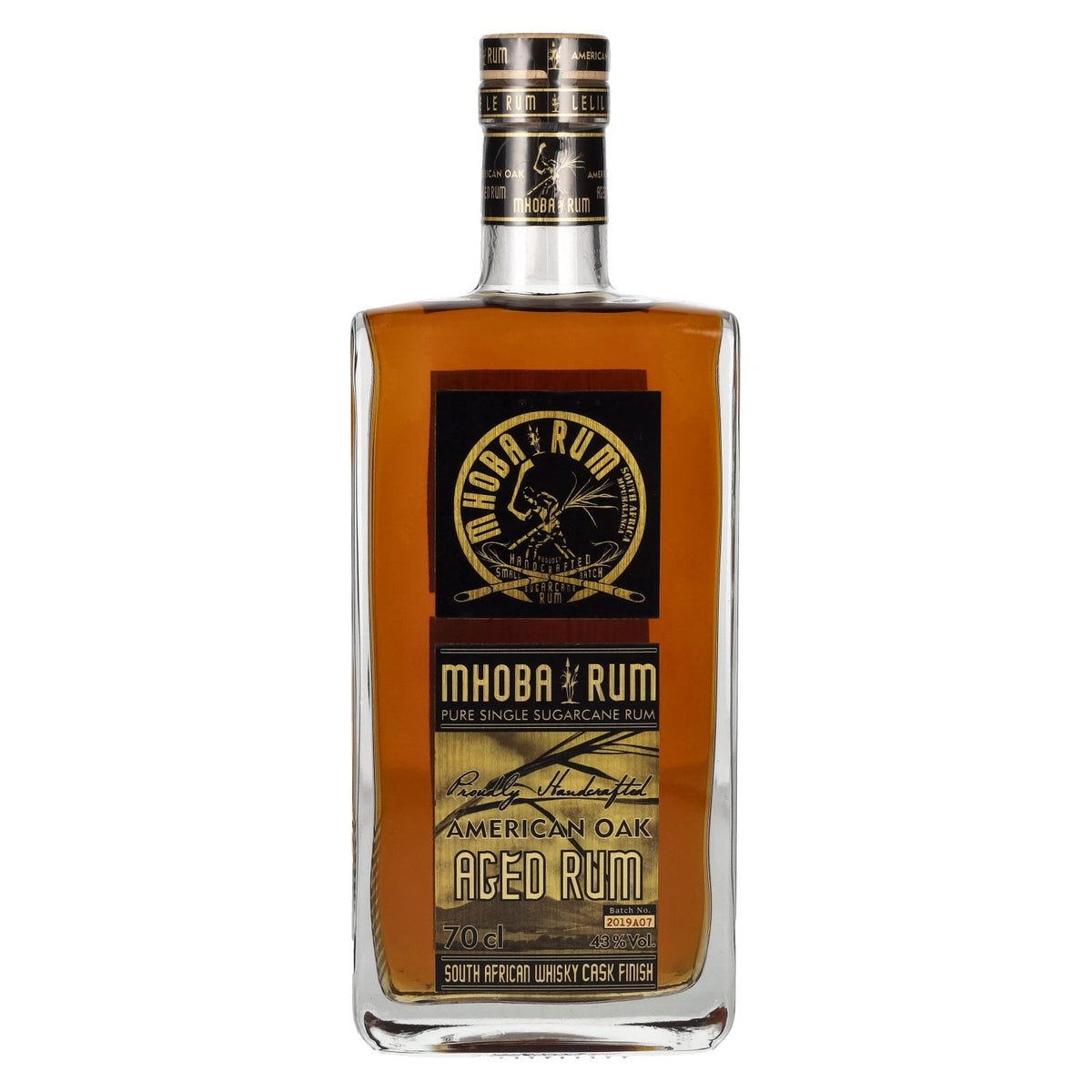 Mhoba Rum American Oak AGED Rum 43% vol. 0,7l