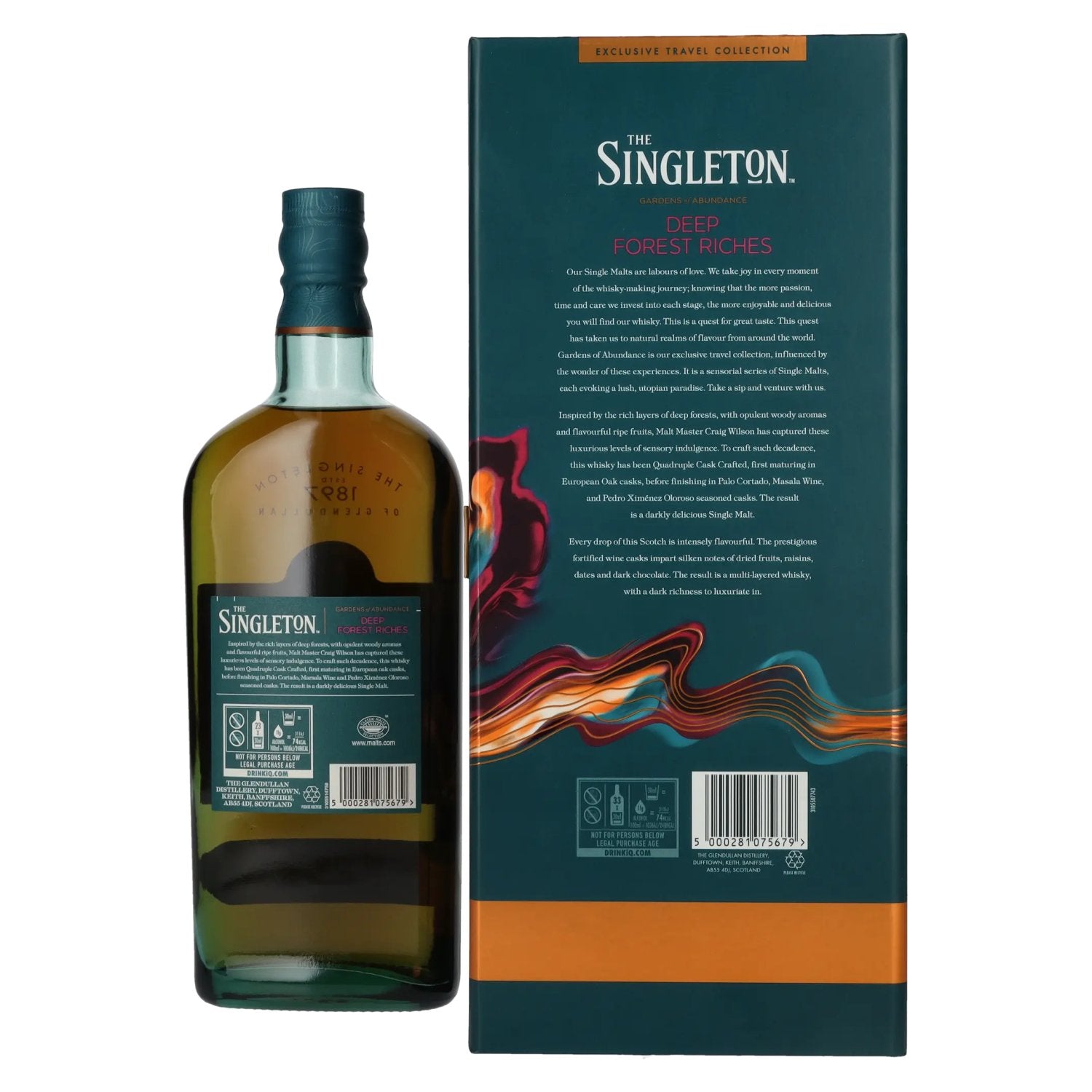 The Singleton Glendullan DEEP FOREST RICHES Single Malt Scotch Whisky 44,8% Vol. 0,7l in Geschenkbox