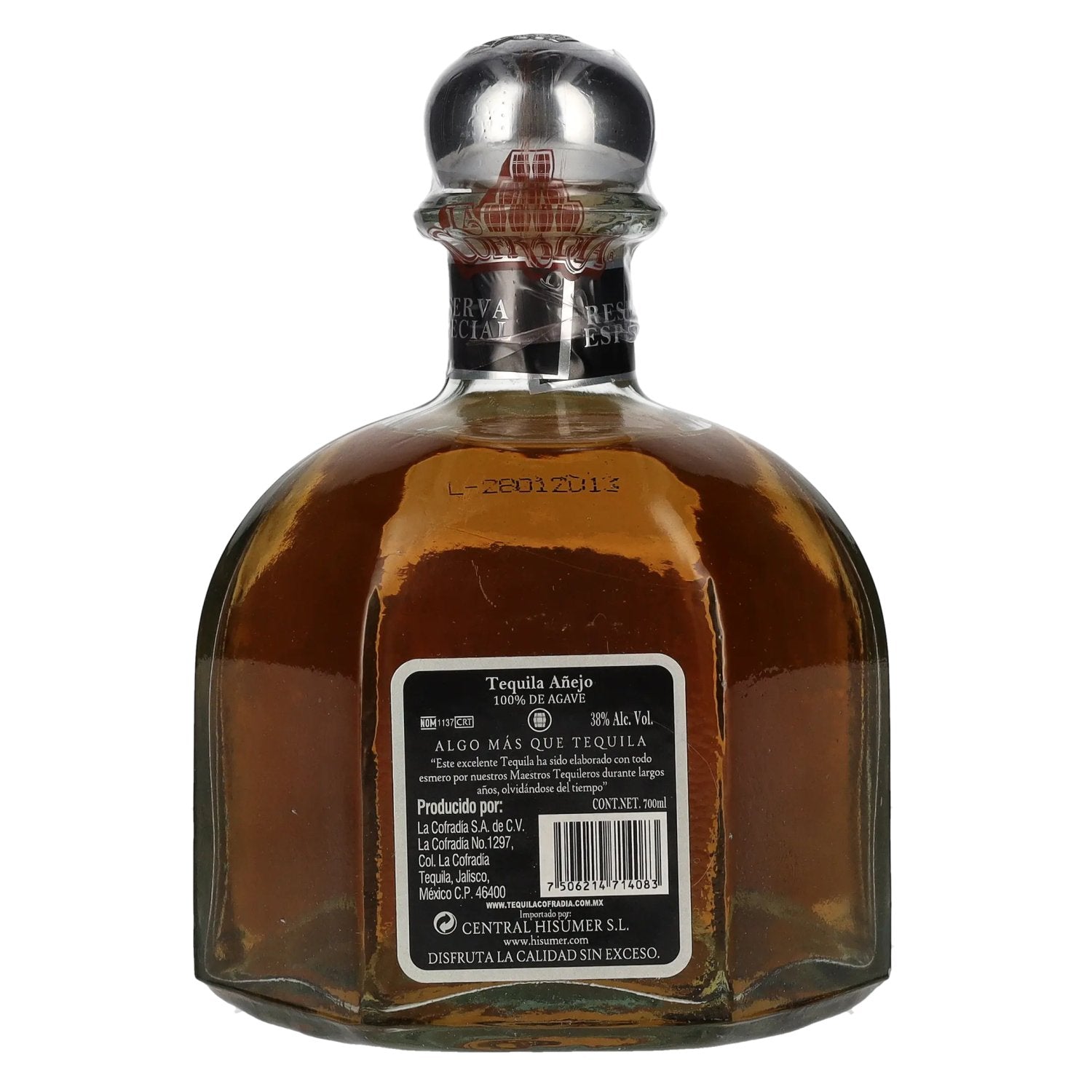 La Cofradia Tequila Añejo 100% de Agave Reserva Especial 38% Vol. 0,7l